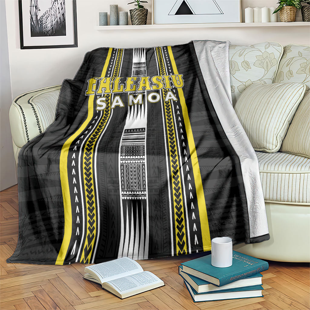Faleasiu Samoa Blanket Samoan Tribal Pattern LT05 Yellow - Polynesian Pride