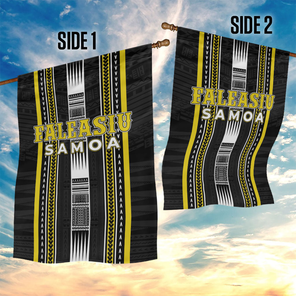 Faleasiu Samoa Garden Flag Samoan Tribal Pattern