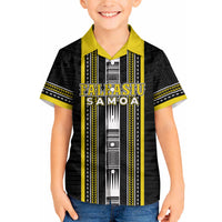 Personalised Faleasiu Samoa Hawaiian Shirt Samoan Tribal Pattern