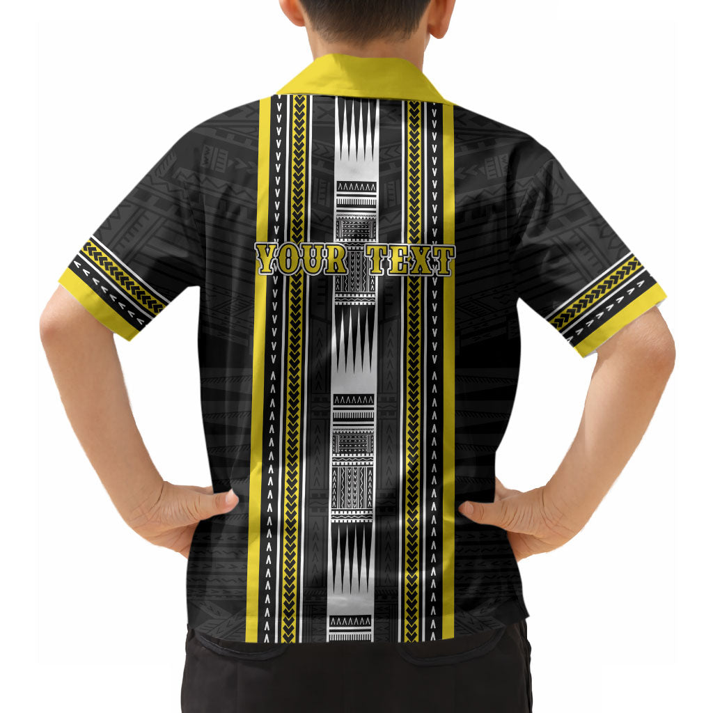 Personalised Faleasiu Samoa Hawaiian Shirt Samoan Tribal Pattern