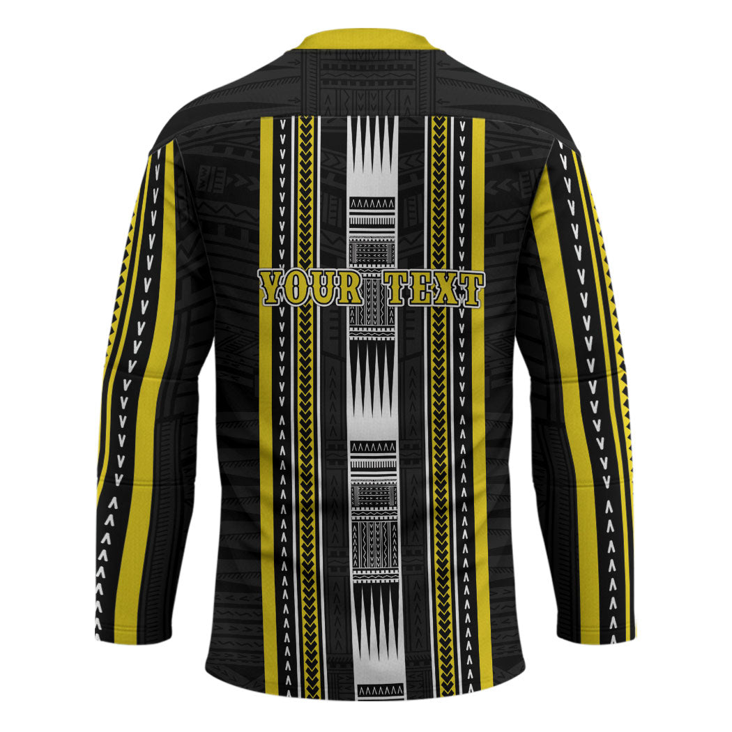 Personalised Faleasiu Samoa Hockey Jersey Samoan Tribal Pattern LT05 - Polynesian Pride