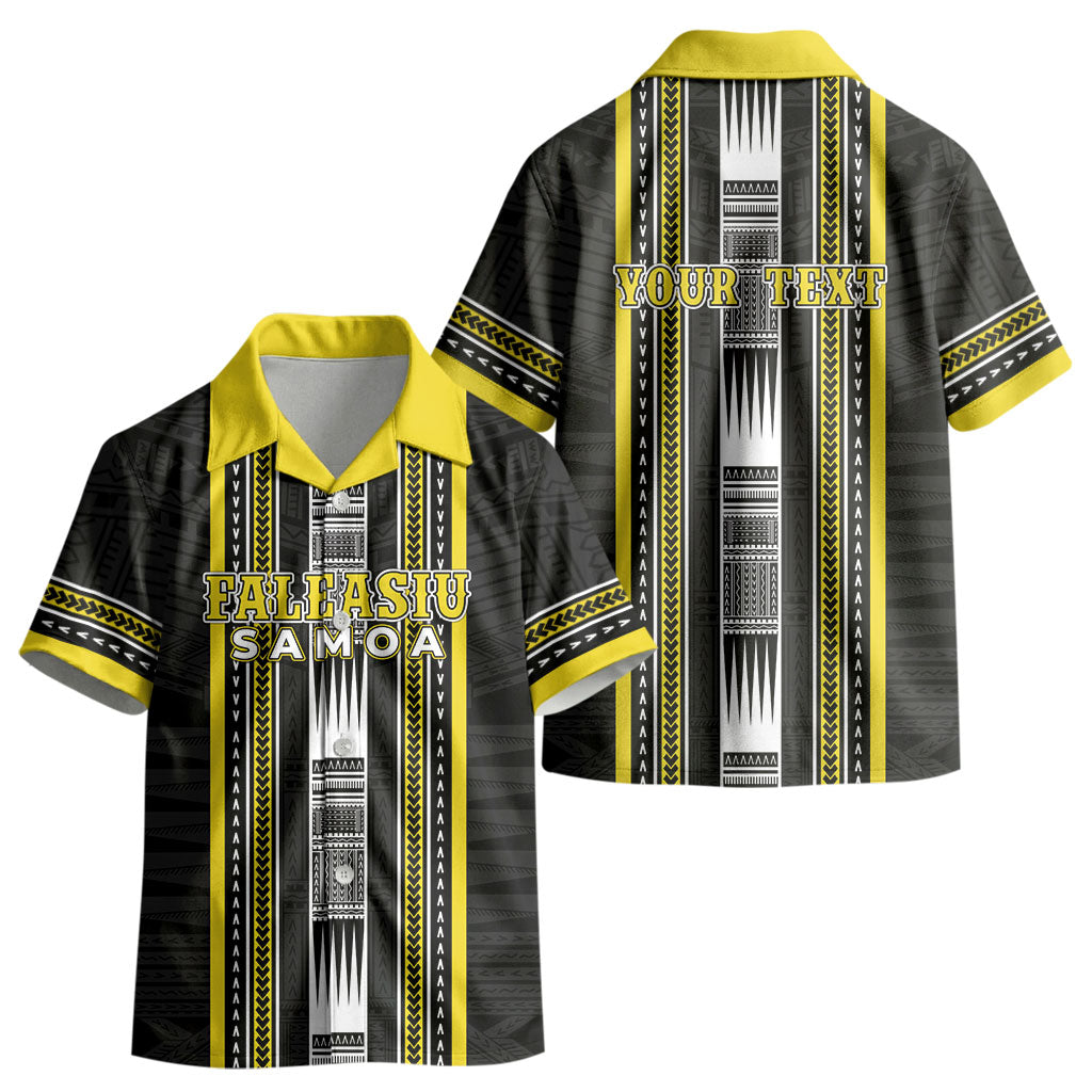 Personalised Faleasiu Samoa Kid Hawaiian Shirt Samoan Tribal Pattern LT05 - Polynesian Pride