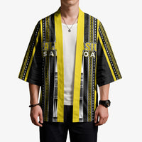 Personalised Faleasiu Samoa Kimono Samoan Tribal Pattern LT05 - Polynesian Pride