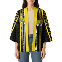 Personalised Faleasiu Samoa Kimono Samoan Tribal Pattern LT05 - Polynesian Pride