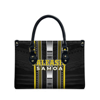 Faleasiu Samoa Leather Bag Samoan Tribal Pattern LT05 - Polynesian Pride