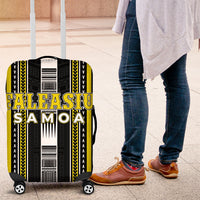 Faleasiu Samoa Luggage Cover Samoan Tribal Pattern LT05 Yellow - Polynesian Pride