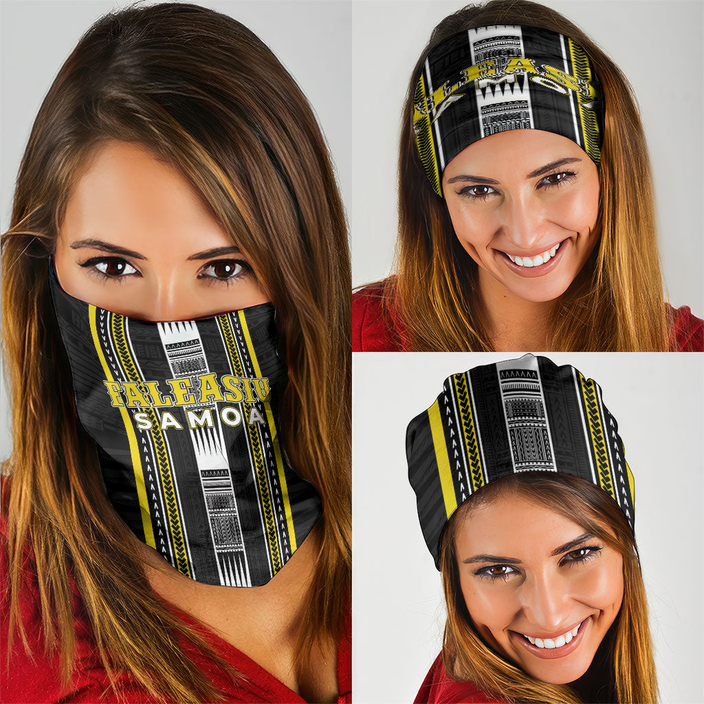 Faleasiu Samoa Neck Gaiter Samoan Tribal Pattern LT05 - Polynesian Pride