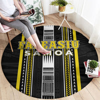 Faleasiu Samoa Round Carpet Samoan Tribal Pattern LT05 - Polynesian Pride