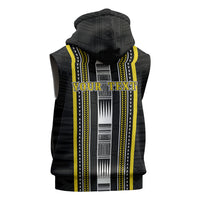 Personalised Faleasiu Samoa Sleeveless Hoodie Samoan Tribal Pattern LT05 - Polynesian Pride