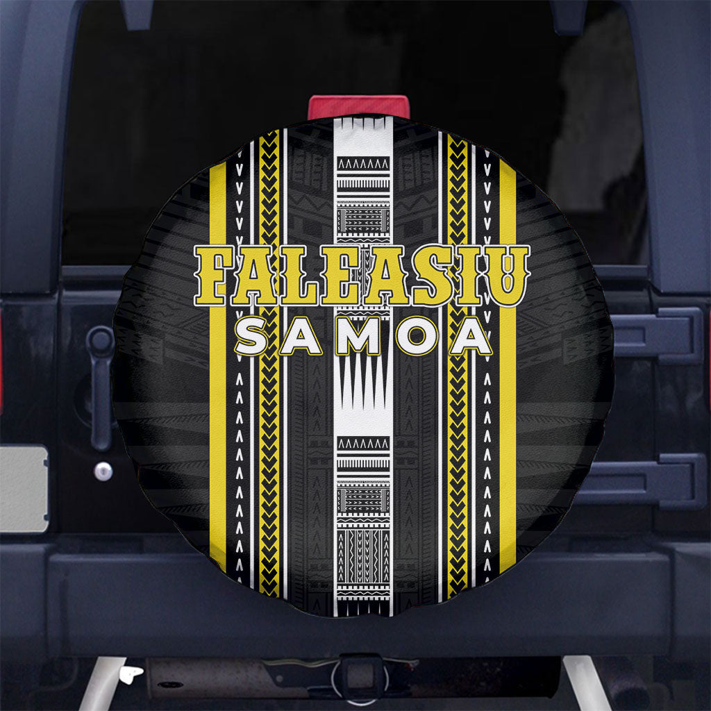 Faleasiu Samoa Spare Tire Cover Samoan Tribal Pattern
