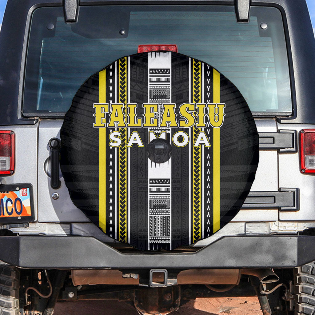 Faleasiu Samoa Spare Tire Cover Samoan Tribal Pattern