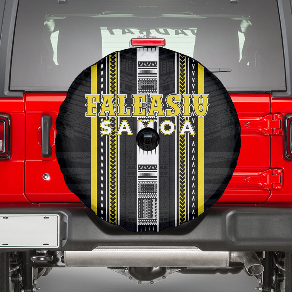 Faleasiu Samoa Spare Tire Cover Samoan Tribal Pattern