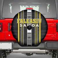 Faleasiu Samoa Spare Tire Cover Samoan Tribal Pattern