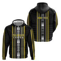Personalised Faleasiu Samoa Zip Hoodie Samoan Tribal Pattern LT05 - Polynesian Pride