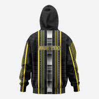 Personalised Faleasiu Samoa Zip Hoodie Samoan Tribal Pattern LT05 - Polynesian Pride