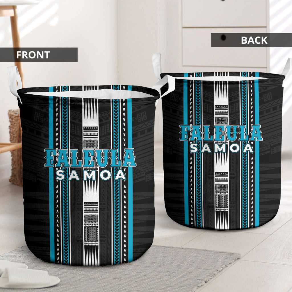 Faleula Samoa Laundry Basket Samoan Tribal Pattern LT05 - Polynesian Pride