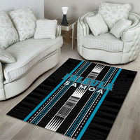 Faleula Samoa Area Rug Samoan Tribal Pattern LT05 - Polynesian Pride