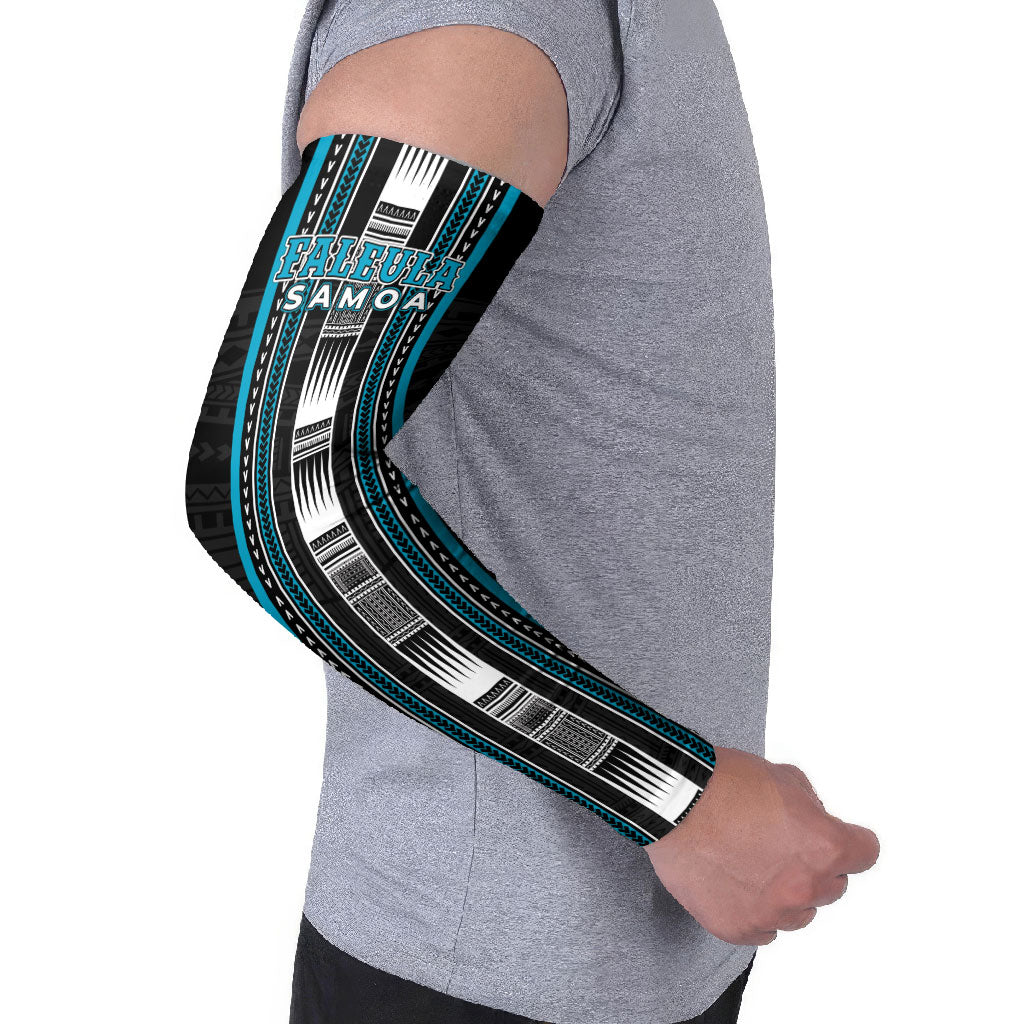 Personalised Faleula Samoa Arm Sleeves Samoan Tribal Pattern LT05 - Polynesian Pride