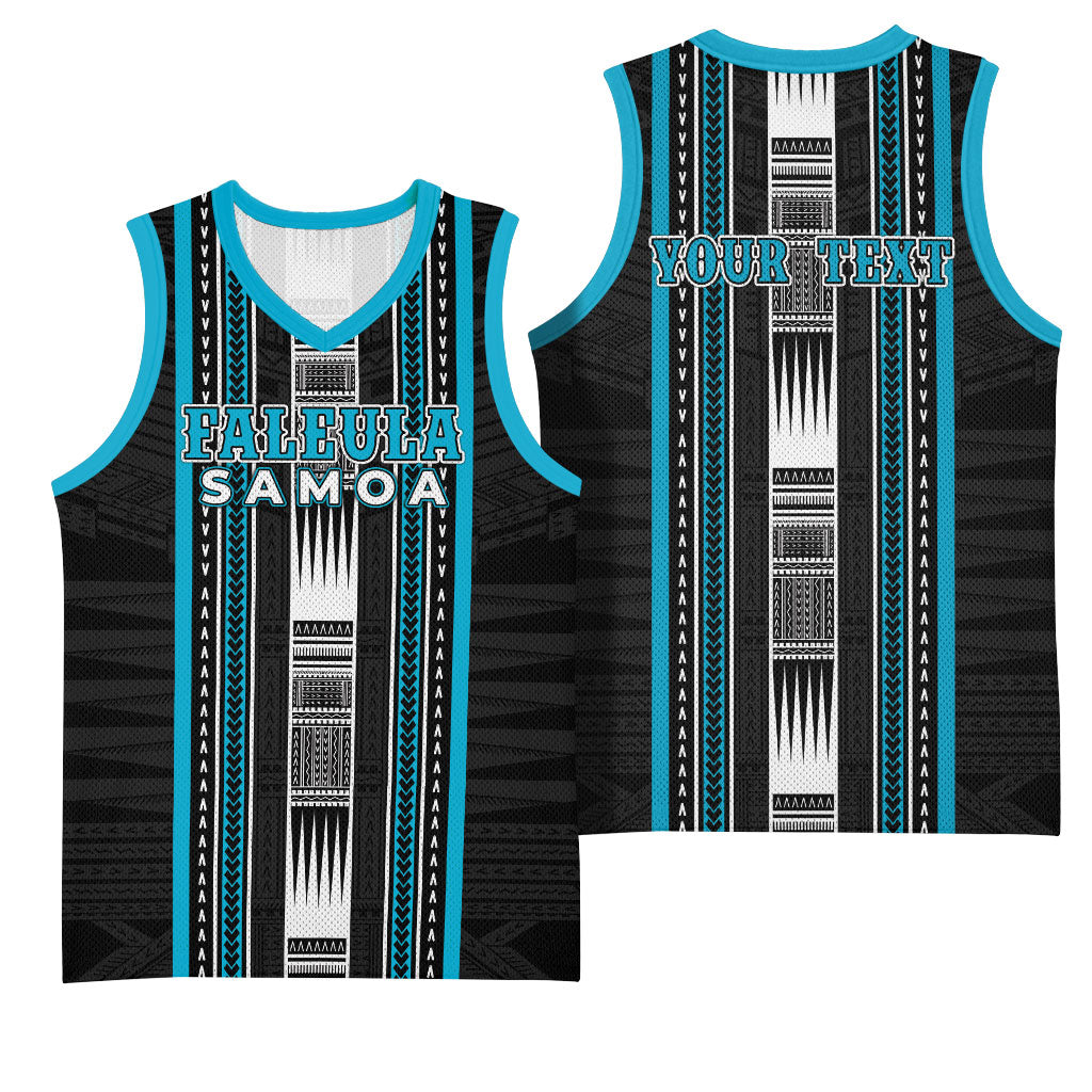 Personalised Faleula Samoa Basketball Jersey Samoan Tribal Pattern LT05 - Polynesian Pride