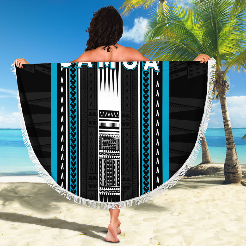 Faleula Samoa Beach Blanket Samoan Tribal Pattern LT05 - Polynesian Pride