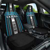 Faleula Samoa Car Seat Cover Samoan Tribal Pattern LT05 One Size Blue - Polynesian Pride