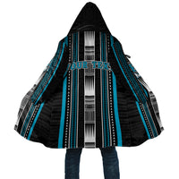 Personalised Faleula Samoa Cloak Samoan Tribal Pattern LT05 Unisex Blue - Polynesian Pride