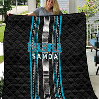 Faleula Samoa Quilt Samoan Tribal Pattern LT05 Blue - Polynesian Pride