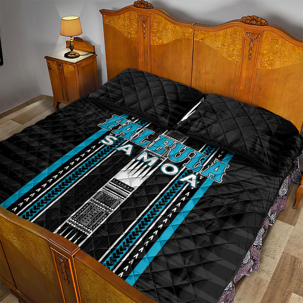Faleula Samoa Quilt Bed Set Samoan Tribal Pattern LT05 - Polynesian Pride