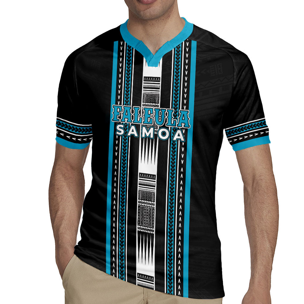 Personalised Faleula Samoa Rugby Jersey Samoan Tribal Pattern LT05 - Polynesian Pride