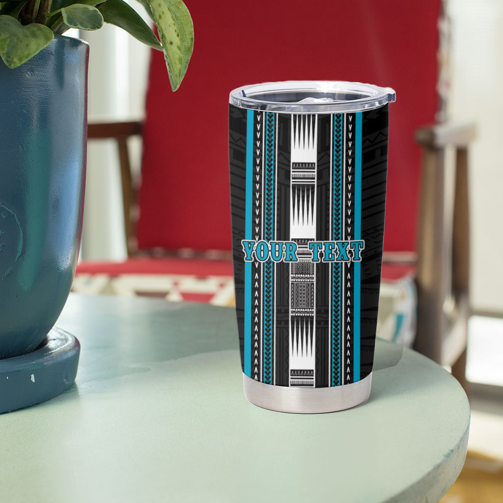Personalised Faleula Samoa Tumbler Cup Samoan Tribal Pattern LT05 - Polynesian Pride