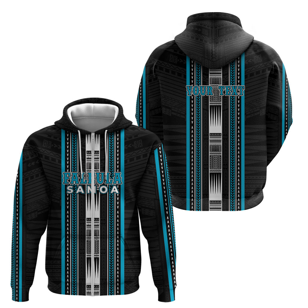 Personalised Faleula Samoa Zip Hoodie Samoan Tribal Pattern LT05 - Polynesian Pride