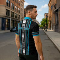 Personalised Faleula Samoa Zipper Polo Shirt Samoan Tribal Pattern LT05 - Polynesian Pride