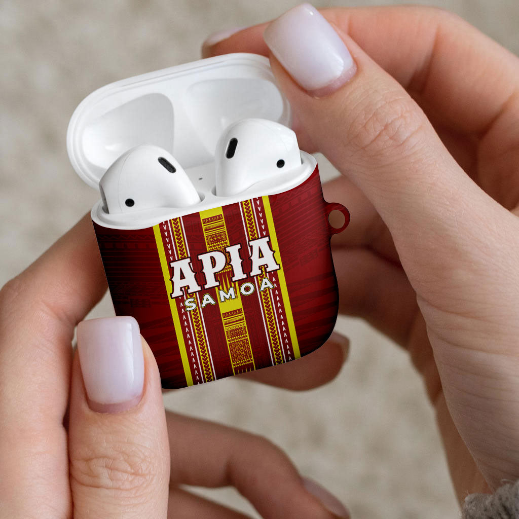 Apia Samoa AirPods Case Samoan Tribal Pattern LT05 - Polynesian Pride