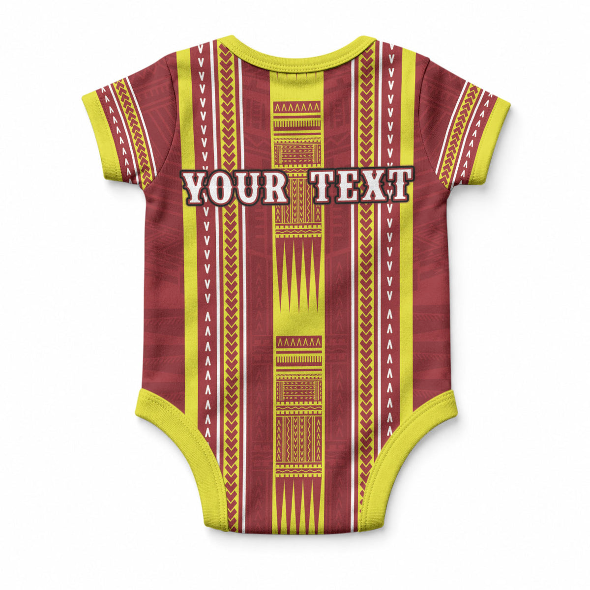 Personalised Apia Samoa Baby Onesie Samoan Tribal Pattern LT05 - Polynesian Pride