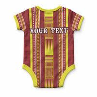 Personalised Apia Samoa Baby Onesie Samoan Tribal Pattern LT05 - Polynesian Pride