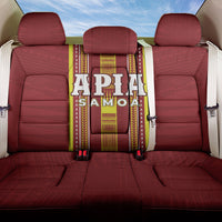 Apia Samoa Back Car Seat Cover Samoan Tribal Pattern LT05 One Size Red - Polynesian Pride