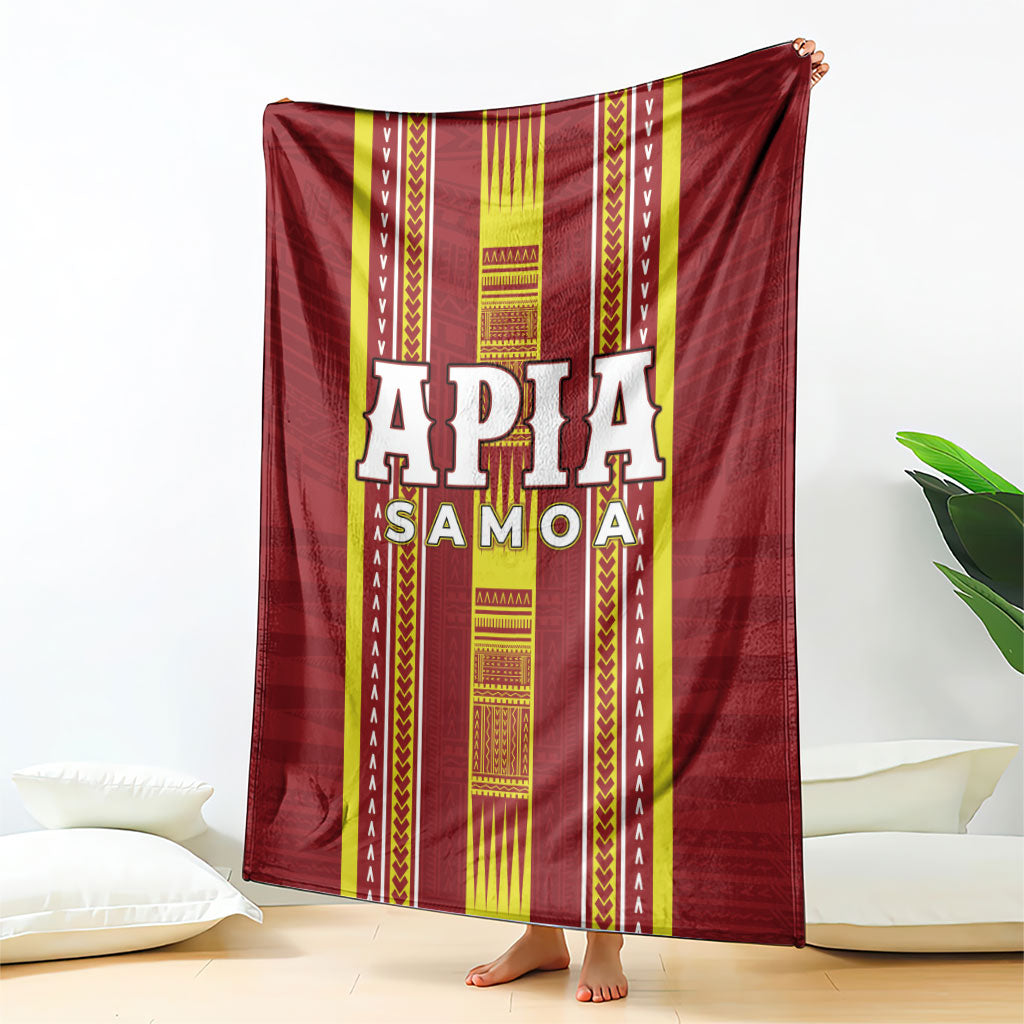 Apia Samoa Blanket Samoan Tribal Pattern LT05 - Polynesian Pride