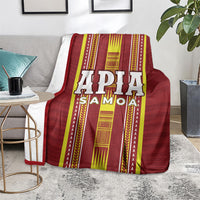Apia Samoa Blanket Samoan Tribal Pattern LT05 - Polynesian Pride