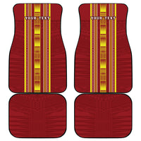 Personalised Apia Samoa Car Mats Samoan Tribal Pattern LT05 - Polynesian Pride