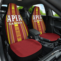 Apia Samoa Car Seat Cover Samoan Tribal Pattern LT05 One Size Red - Polynesian Pride