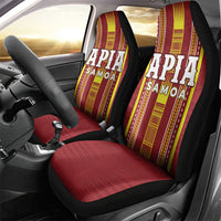 Apia Samoa Car Seat Cover Samoan Tribal Pattern LT05 - Polynesian Pride