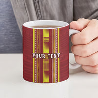 Personalised Apia Samoa Ceramic Mug Samoan Tribal Pattern LT05 - Polynesian Pride