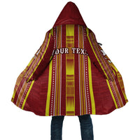 Personalised Apia Samoa Cloak Samoan Tribal Pattern LT05 Unisex Red - Polynesian Pride