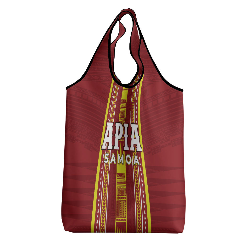 Apia Samoa Grocery Bag Samoan Tribal Pattern LT05 - Polynesian Pride