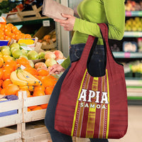 Apia Samoa Grocery Bag Samoan Tribal Pattern LT05 - Polynesian Pride