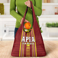 Apia Samoa Grocery Bag Samoan Tribal Pattern LT05 - Polynesian Pride