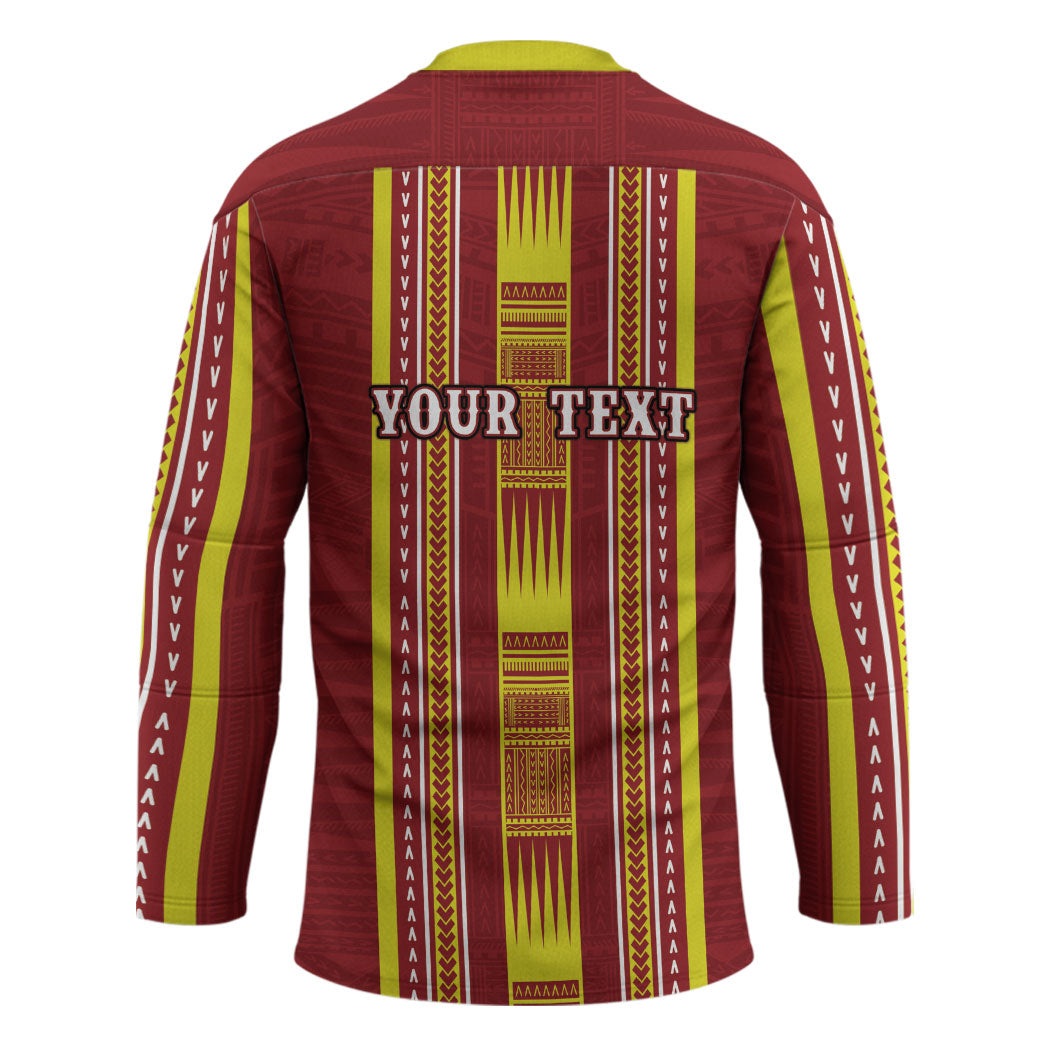 Personalised Apia Samoa Hockey Jersey Samoan Tribal Pattern LT05 - Polynesian Pride
