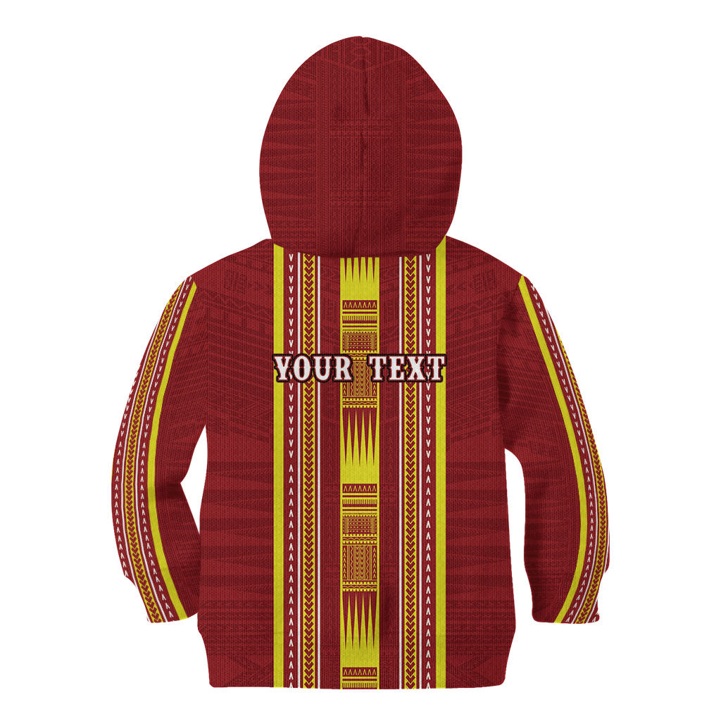 Personalised Apia Samoa Kid Hoodie Samoan Tribal Pattern LT05 - Polynesian Pride