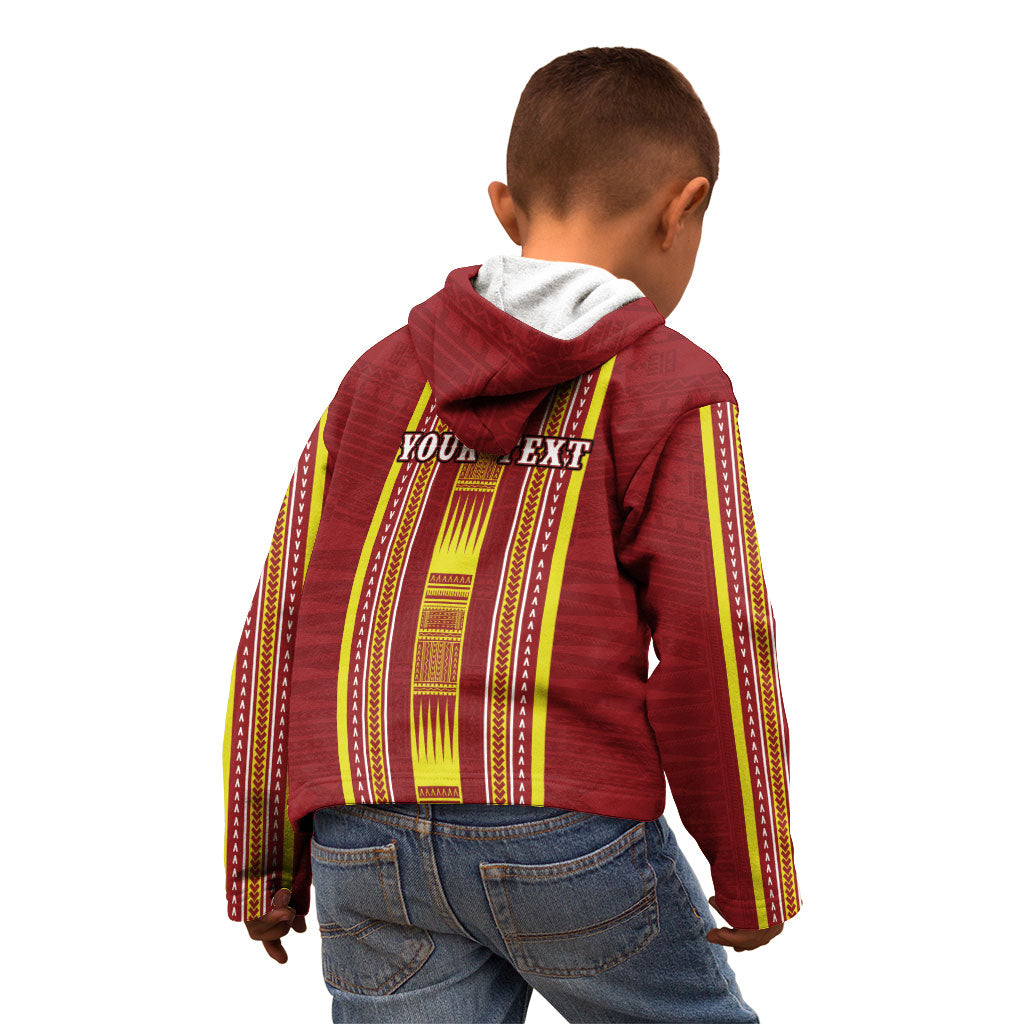 Personalised Apia Samoa Kid Hoodie Samoan Tribal Pattern LT05 - Polynesian Pride