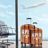 Apia Samoa Luggage Cover Samoan Tribal Pattern LT05 - Polynesian Pride
